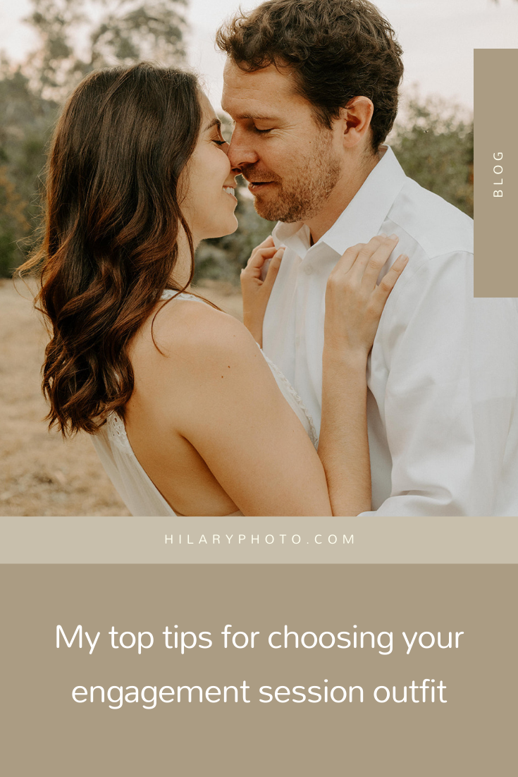 My top tips for choosing your engagement session outfit by Hilary Kao Photo. This blog post includes Includes posing inspiration for an outdoor couples session. Book your Los Angeles couples session and browse the blog for more inspiration #couples #photography #couplesphotography #Coloradophotographer #engagementphotography